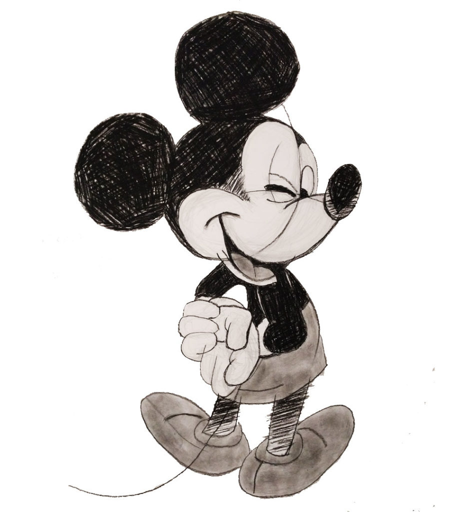Croquis Mickey Mouse